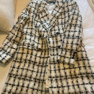 Zara tweed coat